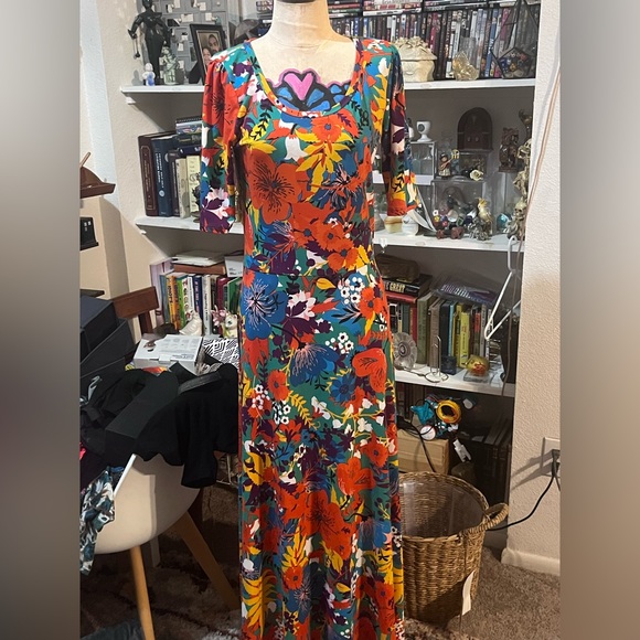 LuLaRoe Dresses & Skirts - LulaRoe Ana Dress Long Maxi Beautiful Floral New W/out tags
